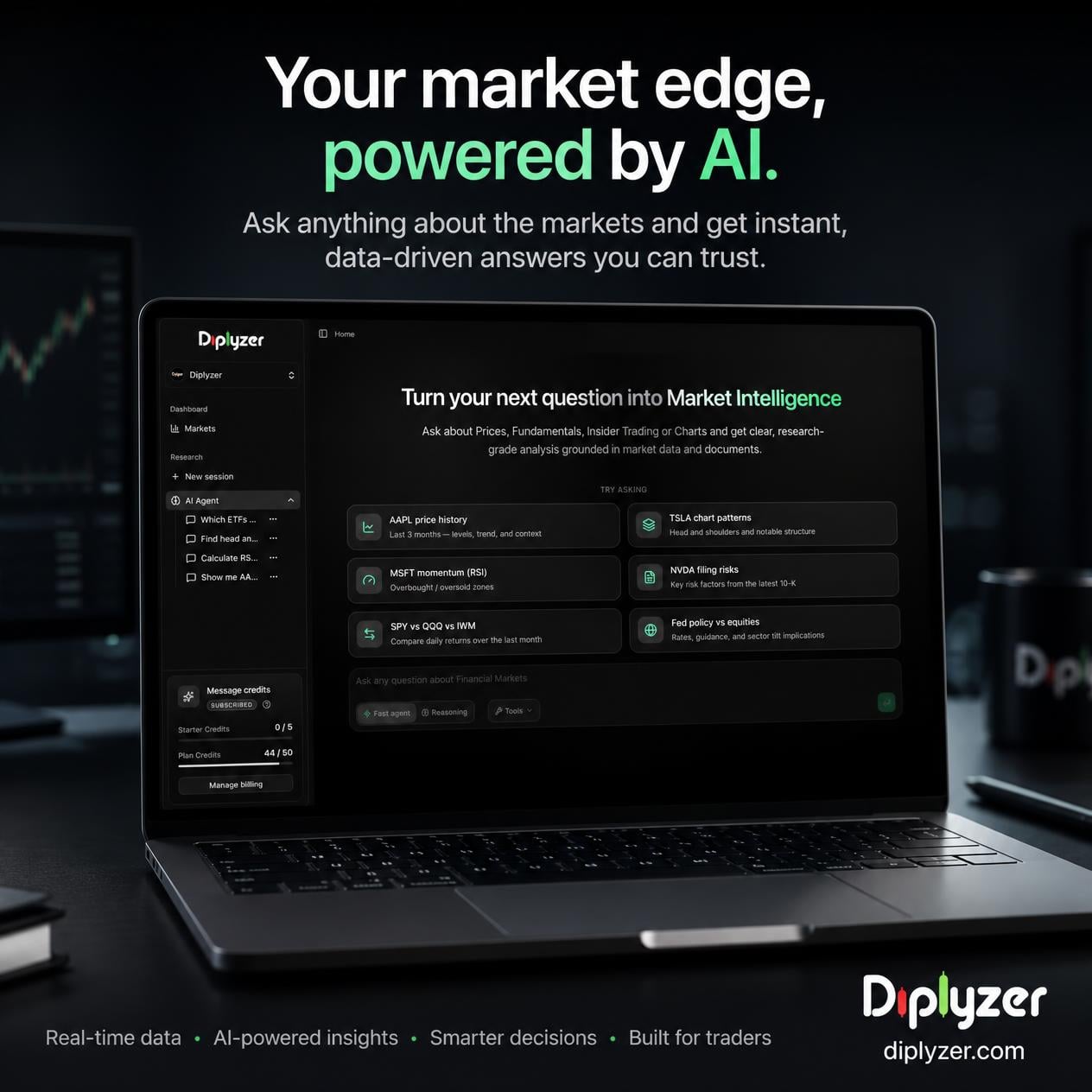 Cover Image for Diplyzer is Live: AI-Powered Market Intelligence for Smarter Trading Decisions